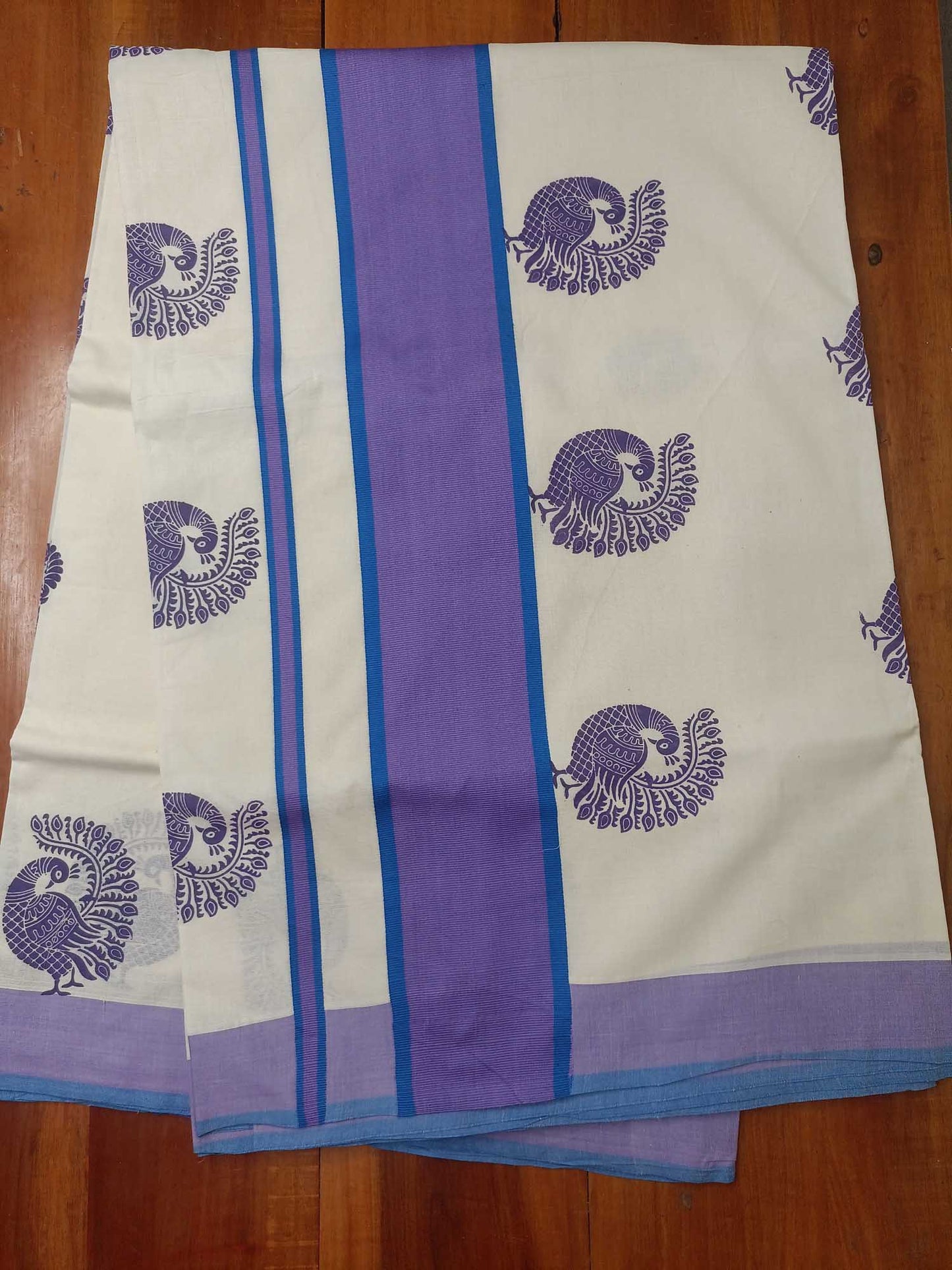 Balaramapuram Printed Kerala Saree for Women