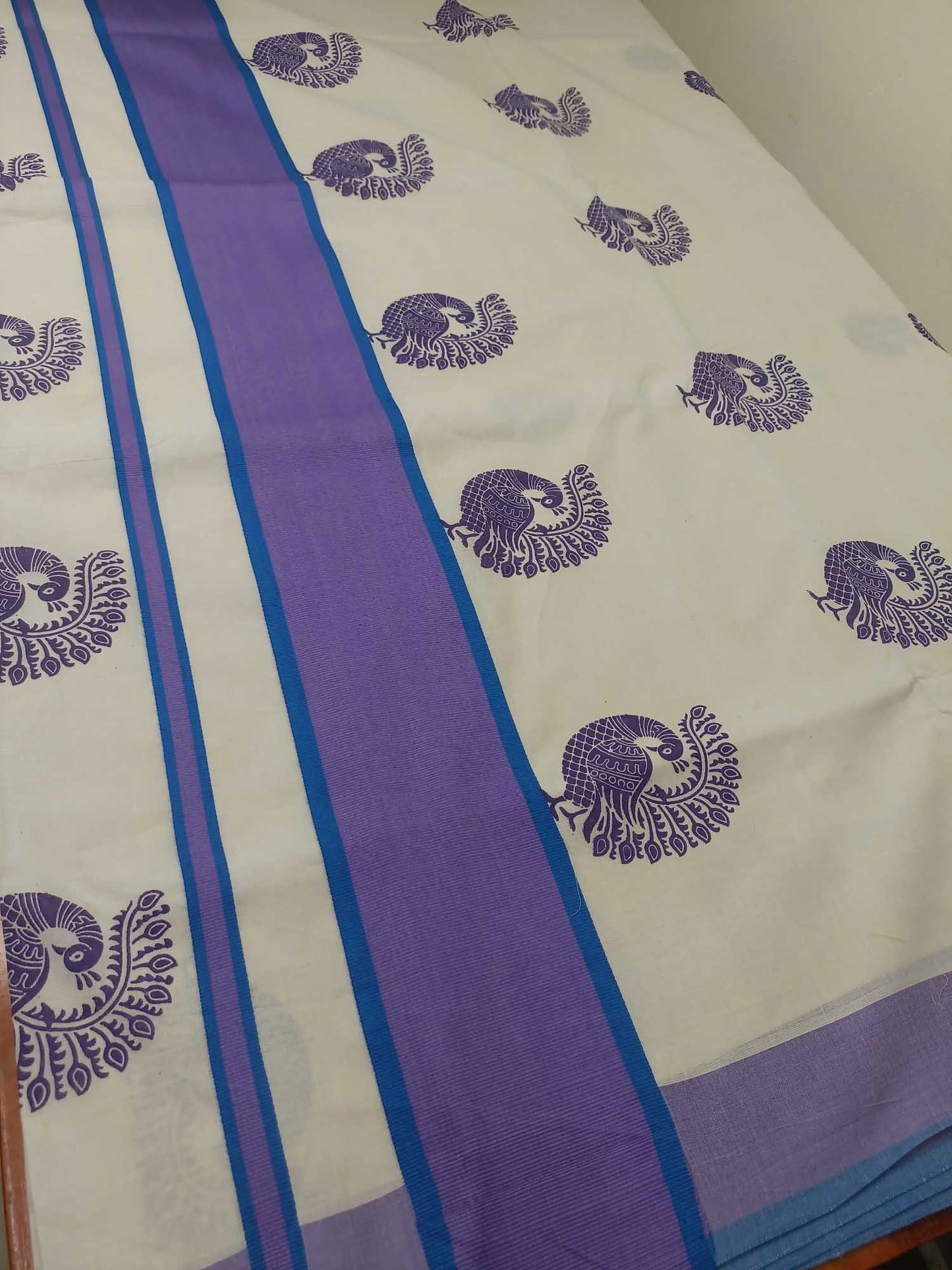 Balaramapuram Printed Kerala Saree for Women