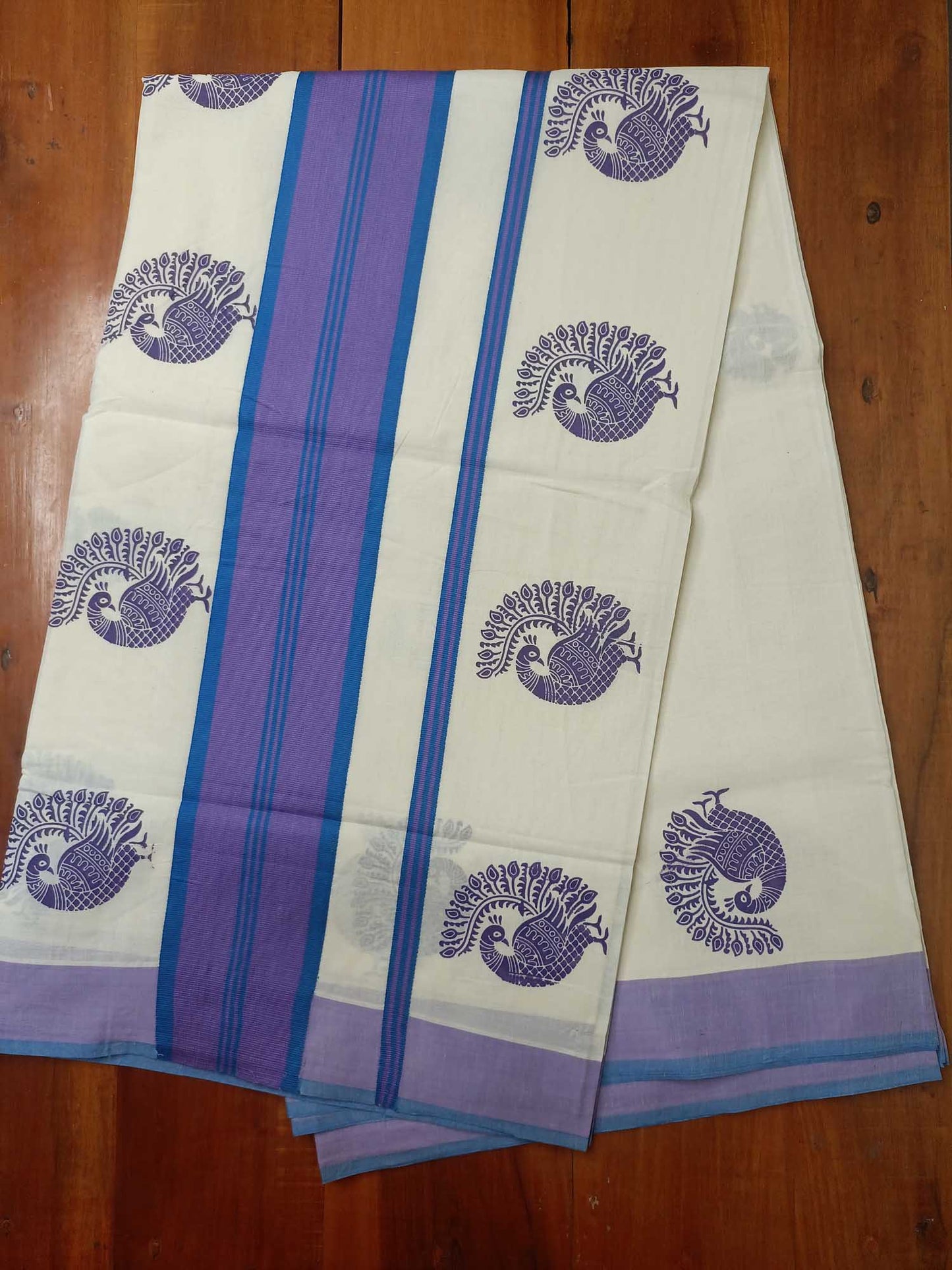 Balaramapuram Printed Kerala Saree for Women