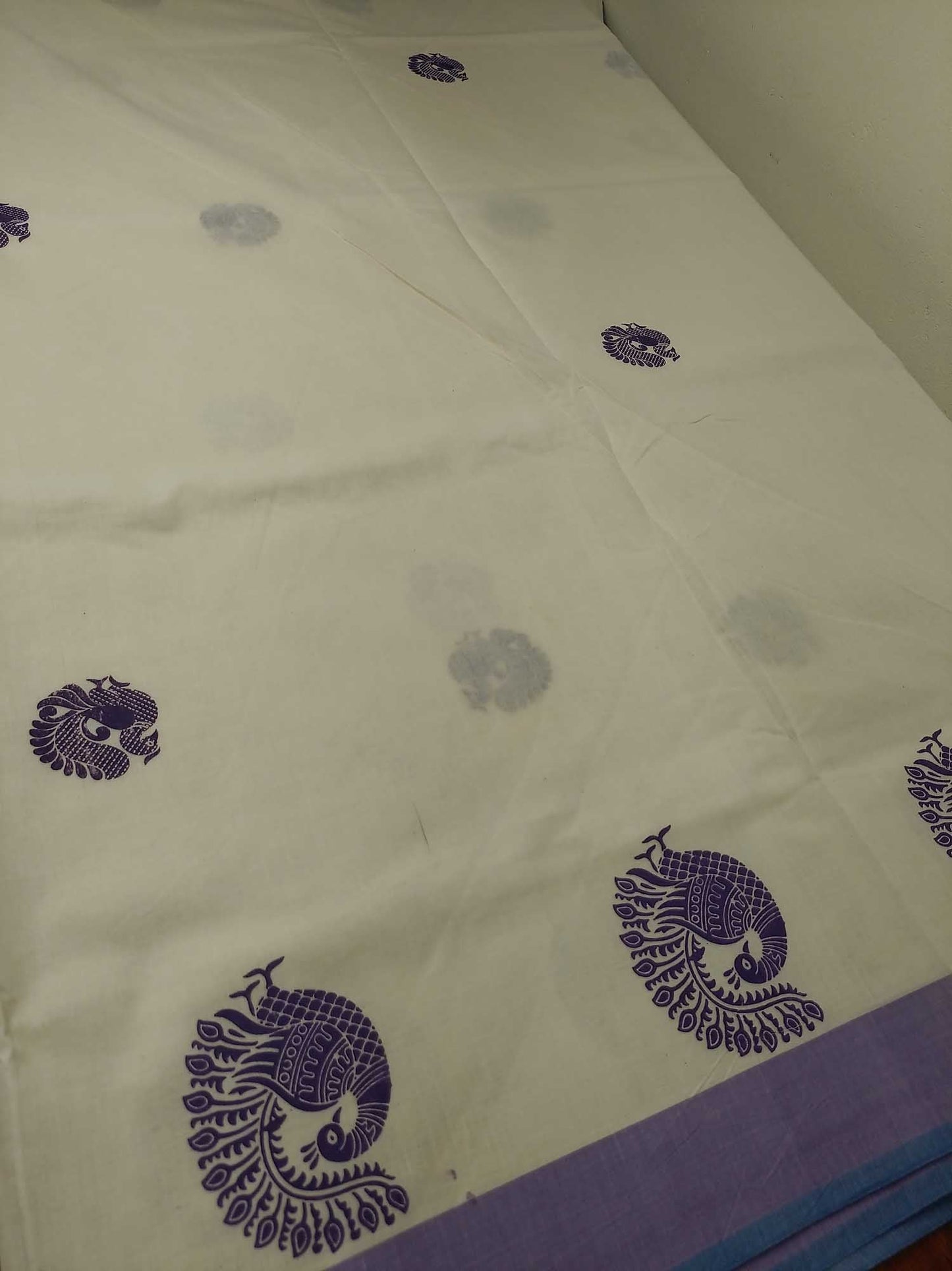 Balaramapuram Printed Kerala Saree for Women