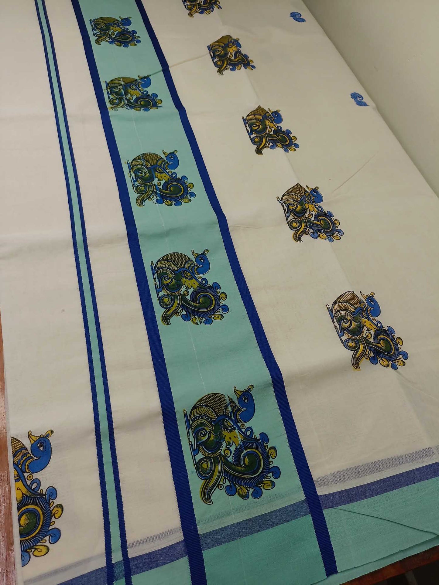 Balaramapuram Printed Kerala Saree for Women