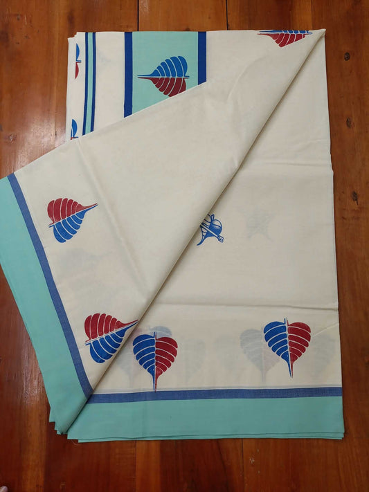 Balaramapuram Printed Kerala Saree for Women