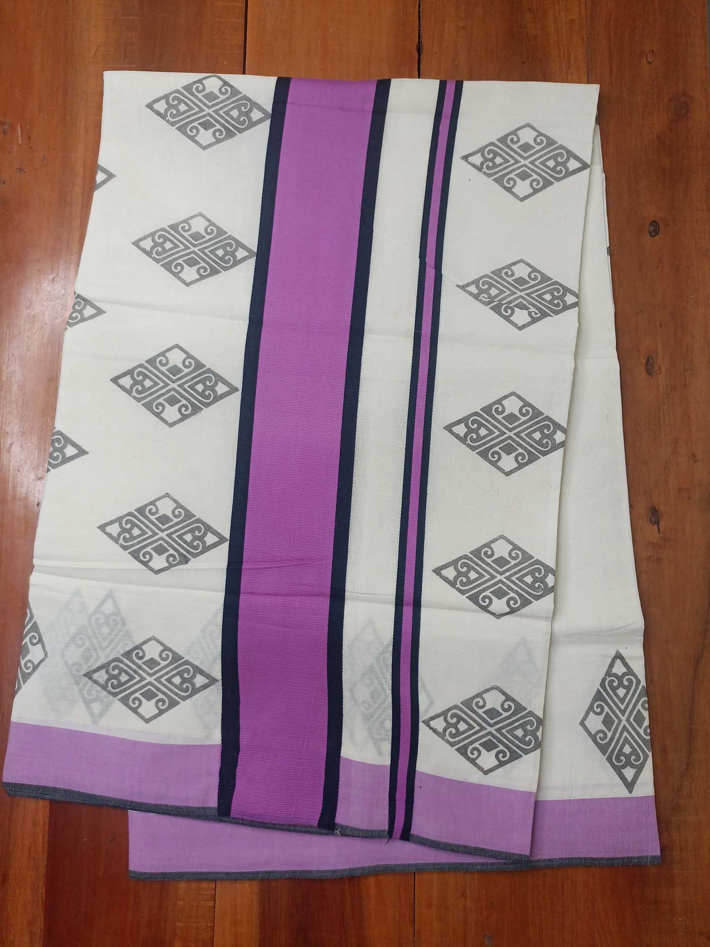 Balaramapuram Printed Kerala Saree for Women