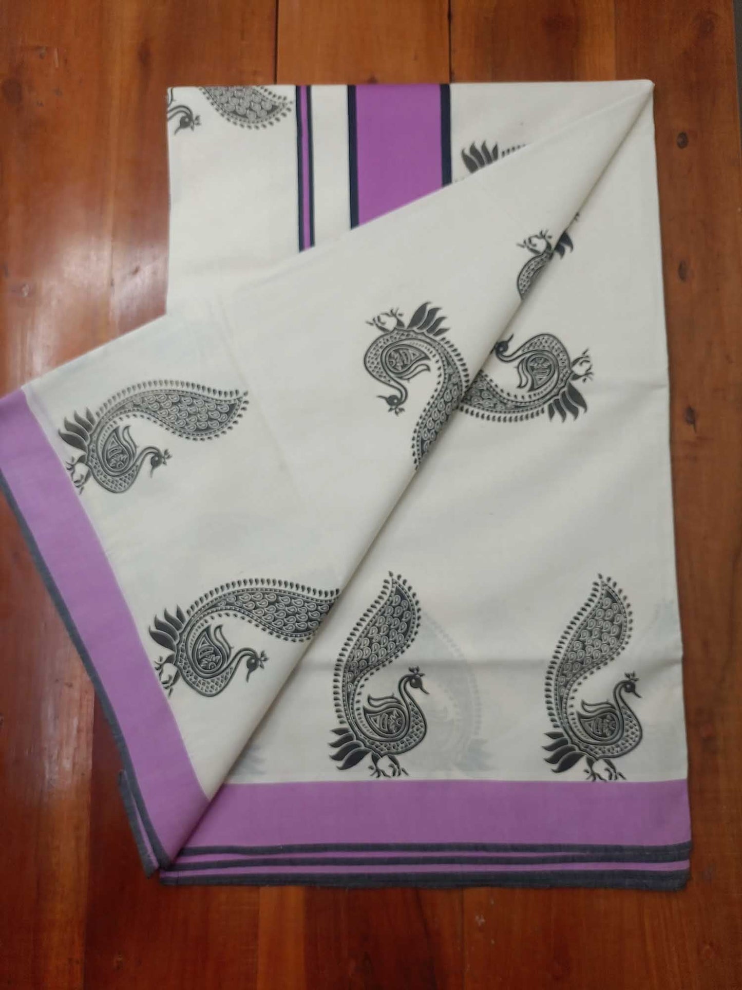 Balaramapuram Printed Kerala Saree for Women
