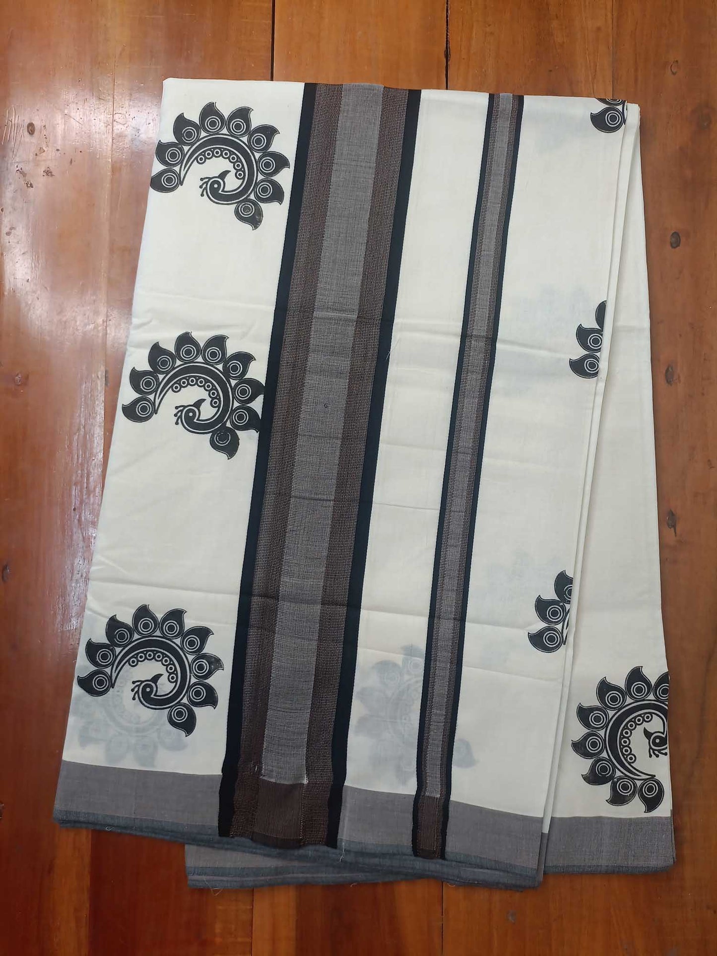 Balaramapuram Printed Kerala Saree for Women