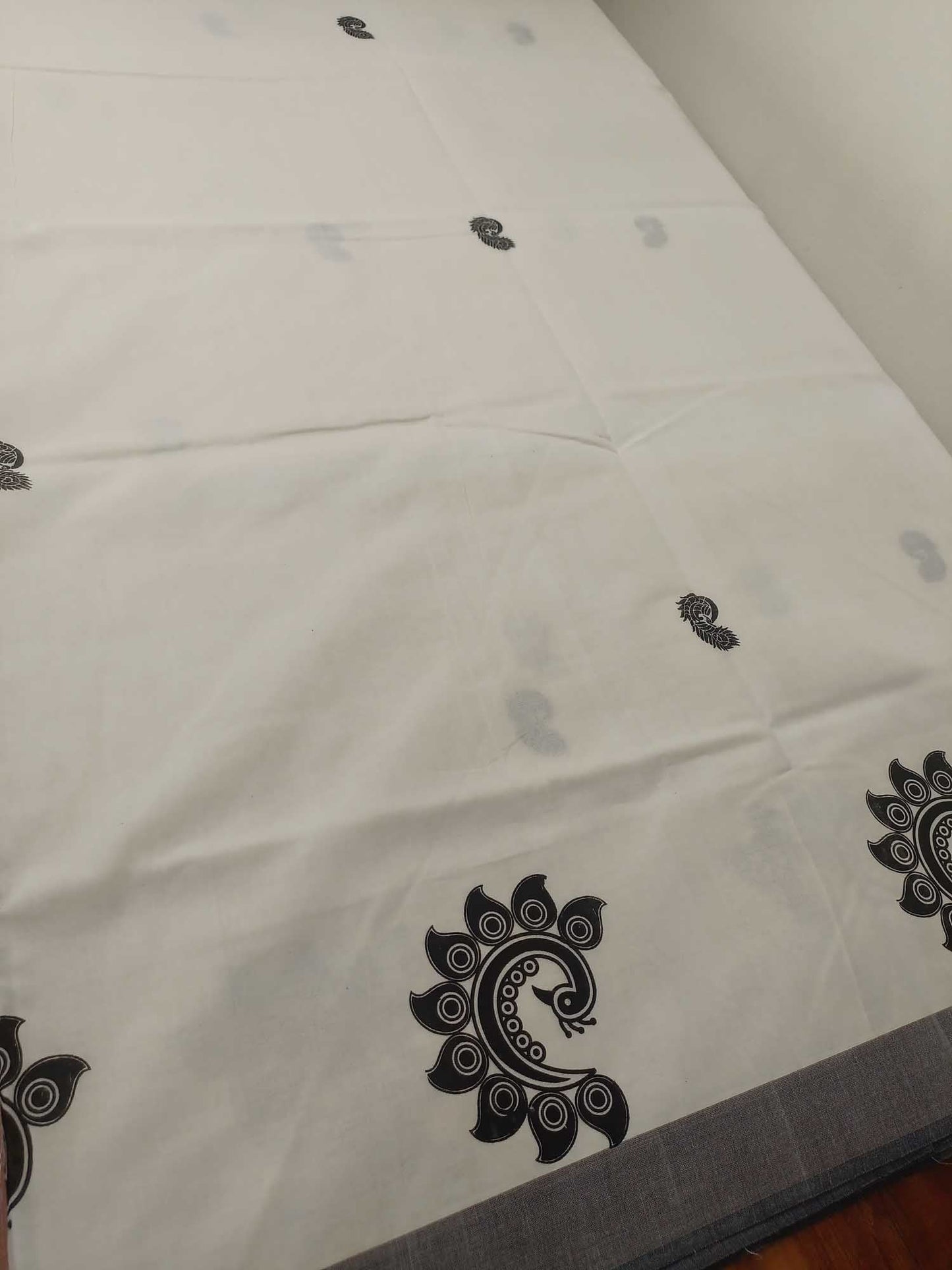 Balaramapuram Printed Kerala Saree for Women