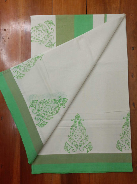 Balaramapuram Printed Kerala Saree for Women