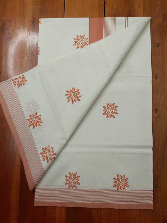 Balaramapuram Printed Kerala Saree for Women