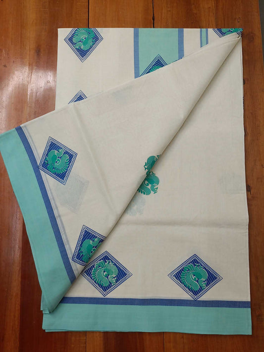 Balaramapuram Printed Kerala Saree for Women