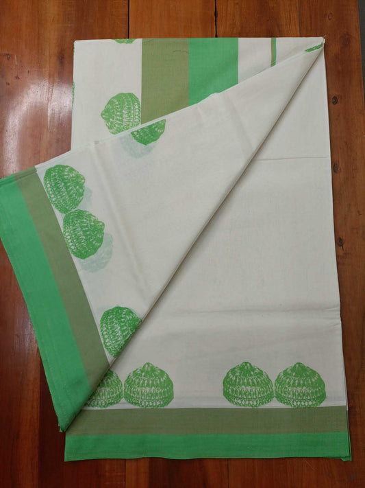 Balaramapuram Printed Kerala Saree for Women