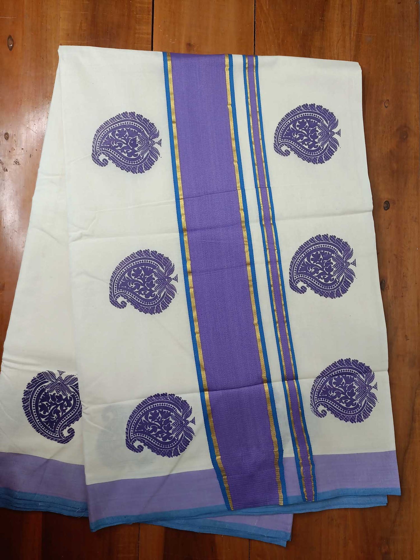 Balaramapuram Printed Kerala Saree for Women