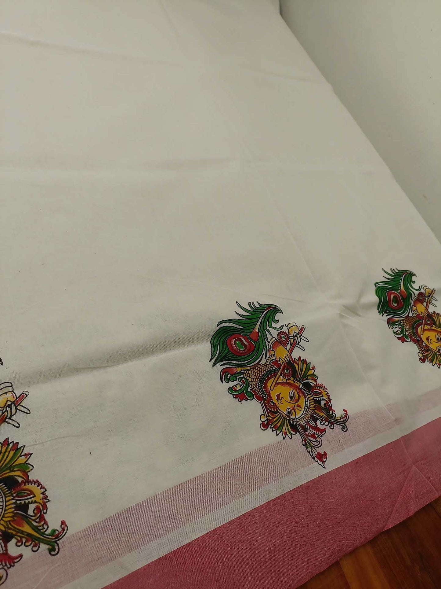 Balaramapuram Printed Kerala Saree for Women