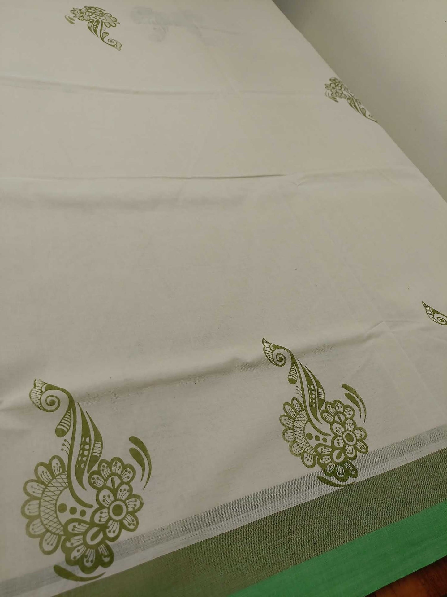 Balaramapuram Printed Kerala Saree for Women