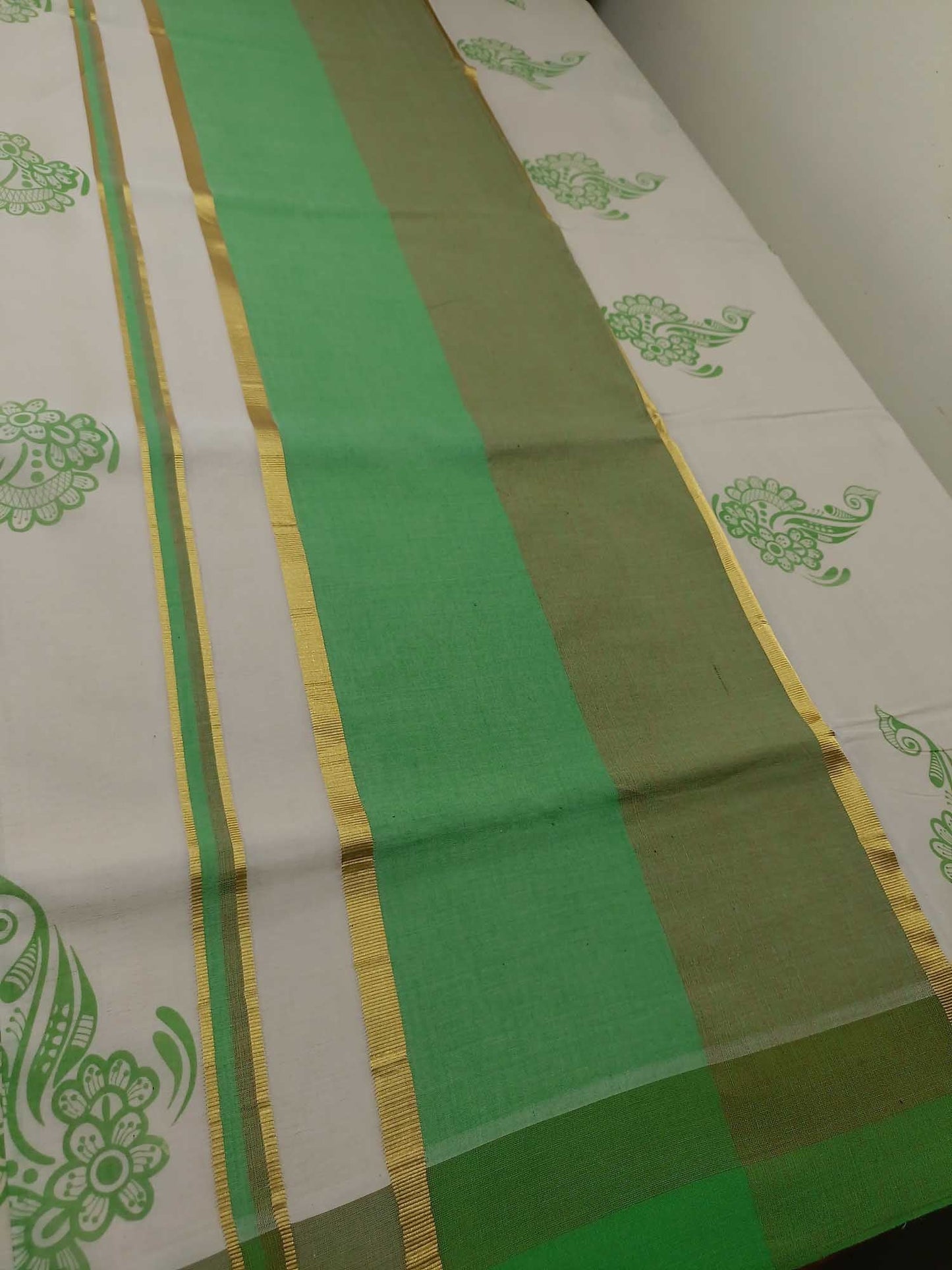 Balaramapuram Printed Kerala Saree for Women