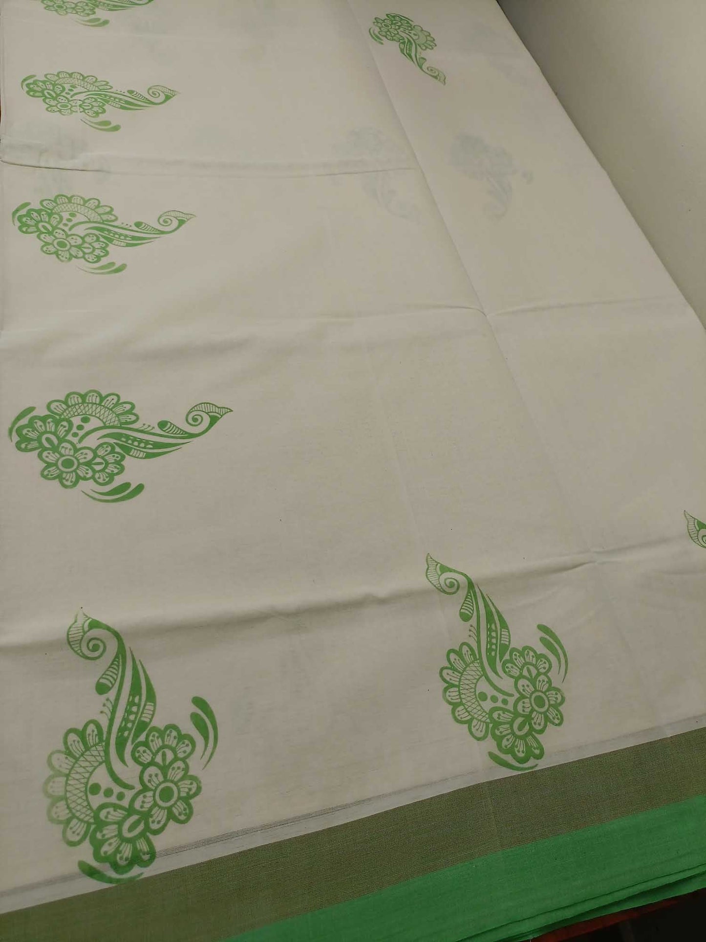 Balaramapuram Printed Kerala Saree for Women