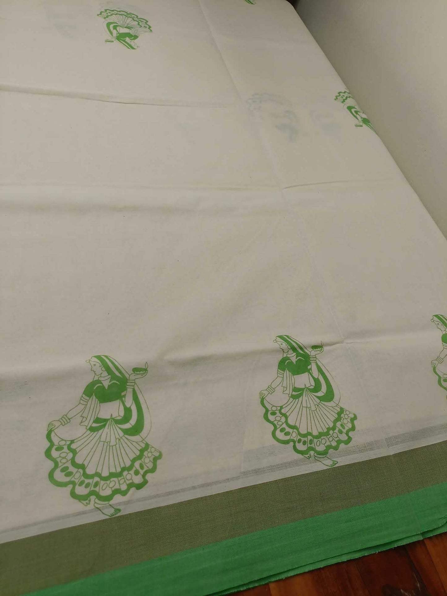 Balaramapuram Printed Kerala Saree for Women
