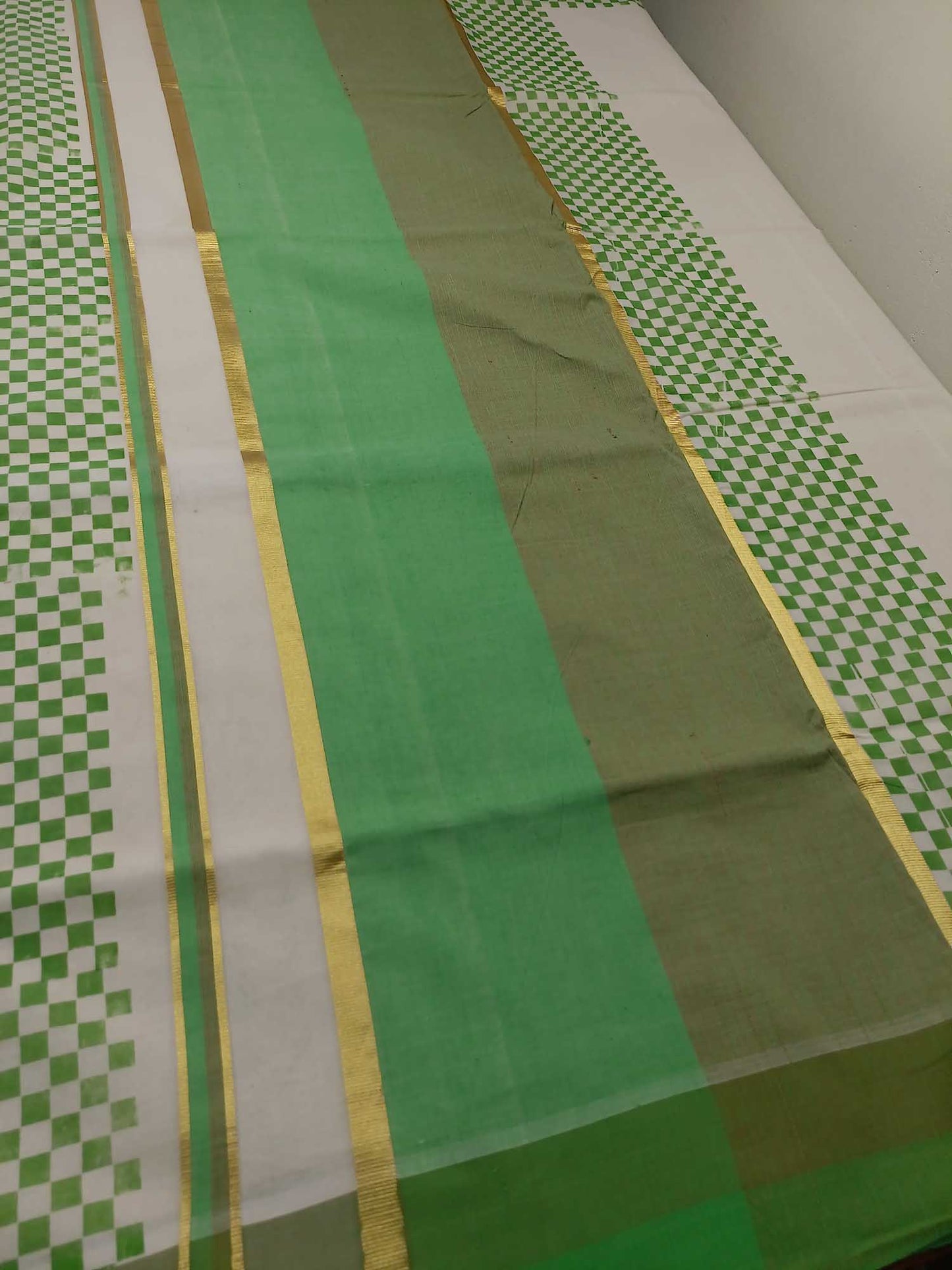 Balaramapuram Printed Kerala Saree for Women