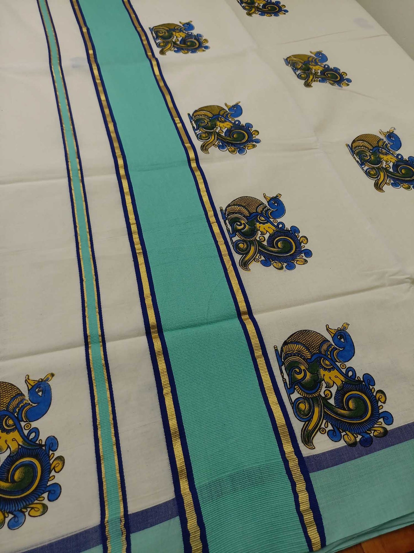 Balaramapuram Printed Kerala Saree for Women