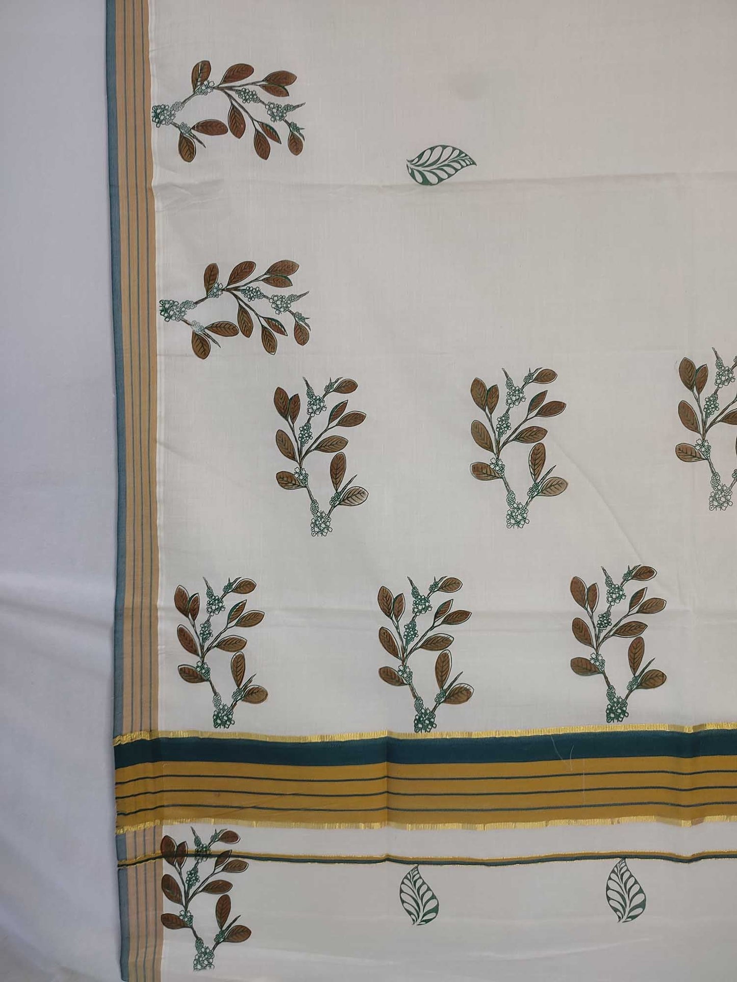 Balaramapuram Printed Kerala Saree for Women