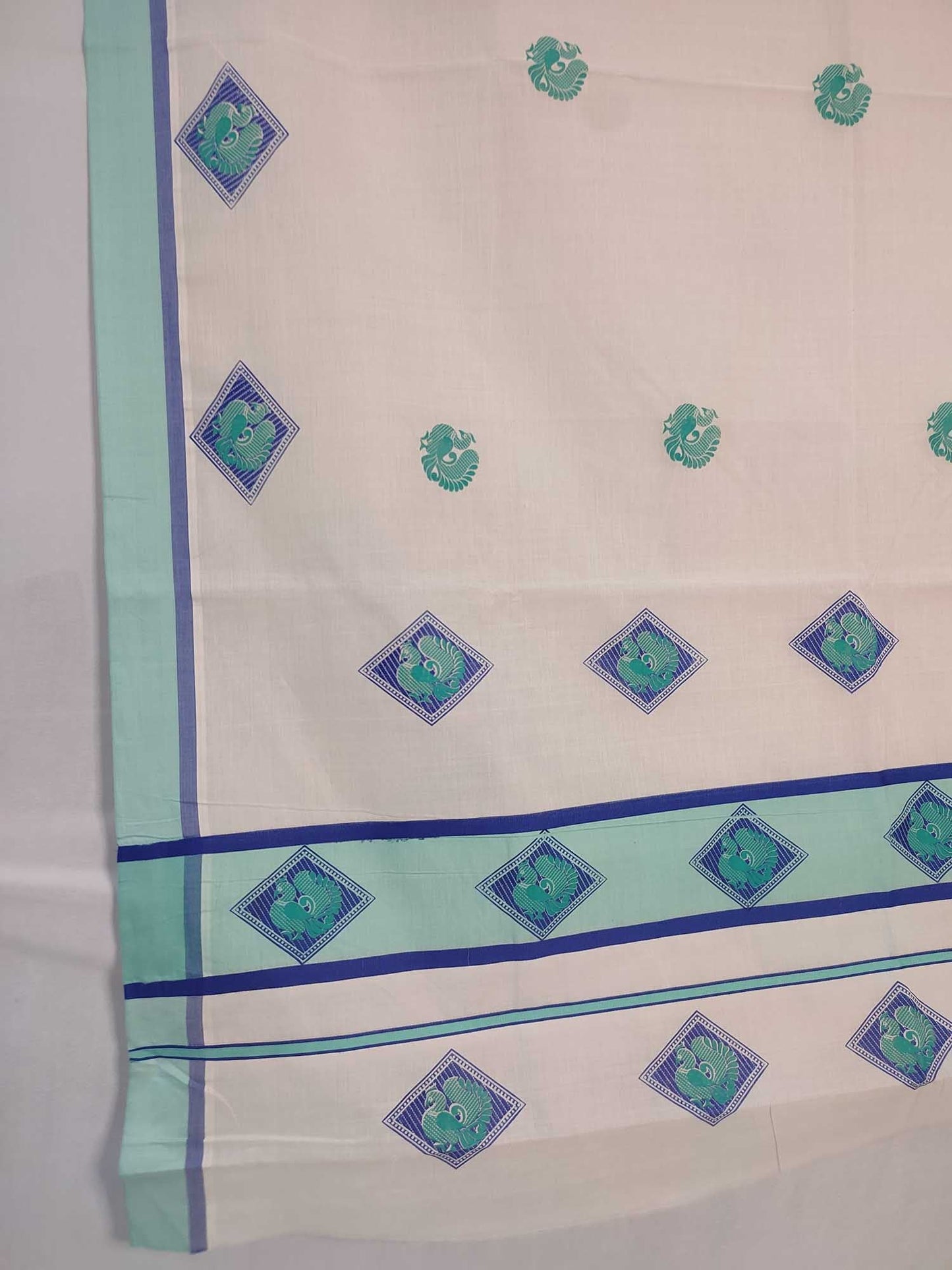 Balaramapuram Printed Kerala Saree for Women