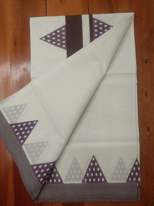 Balaramapuram Printed Kerala Saree for Women