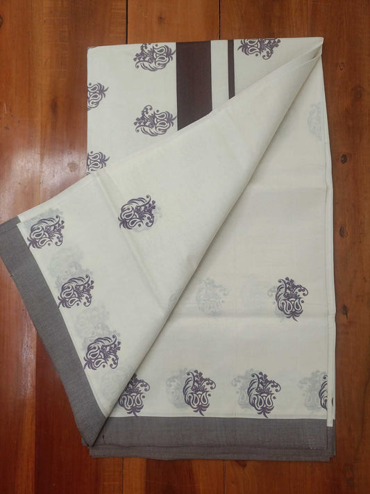 Balaramapuram Printed Kerala Saree for Women