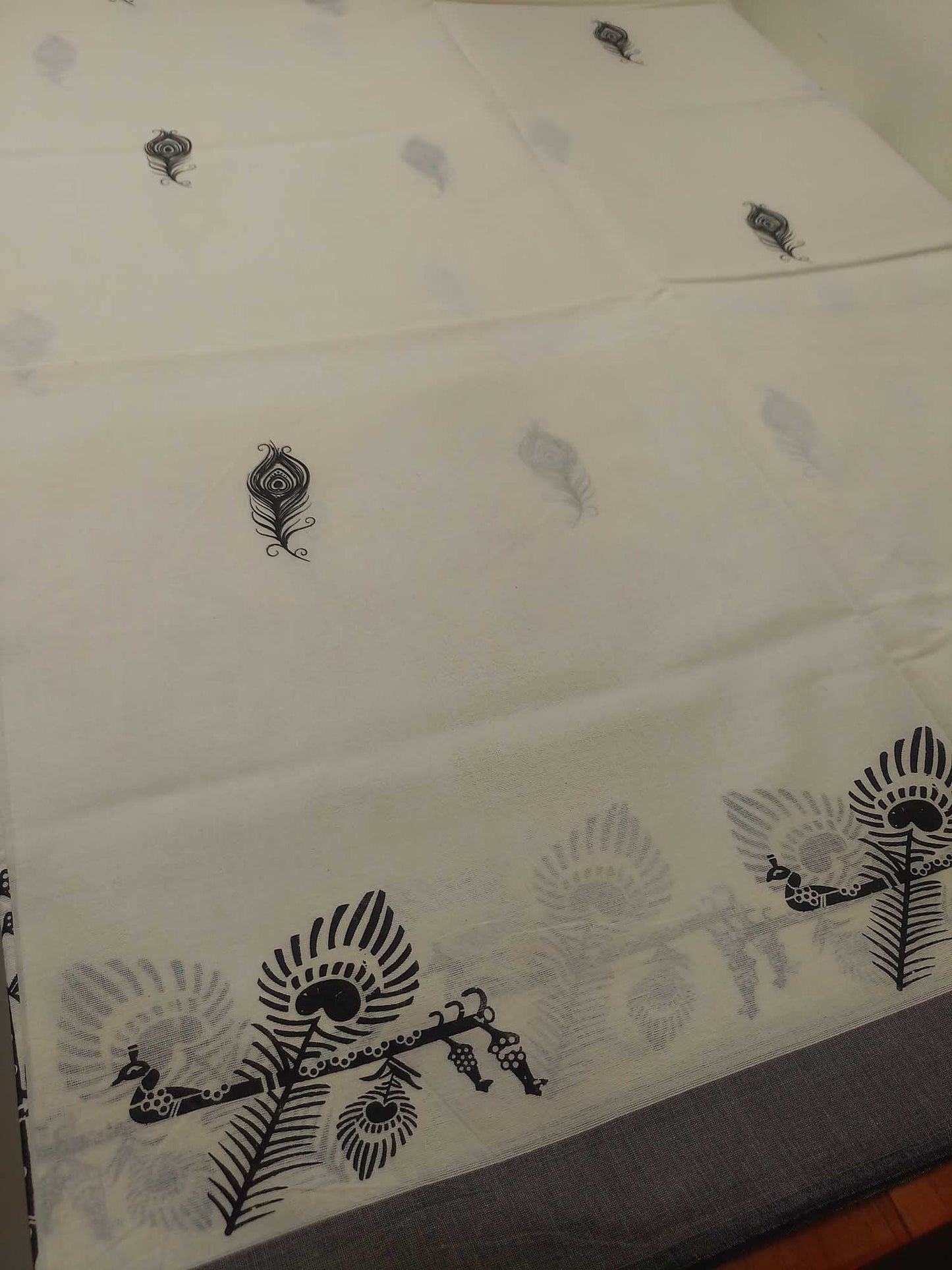 Balaramapuram Printed Kerala Saree for Women