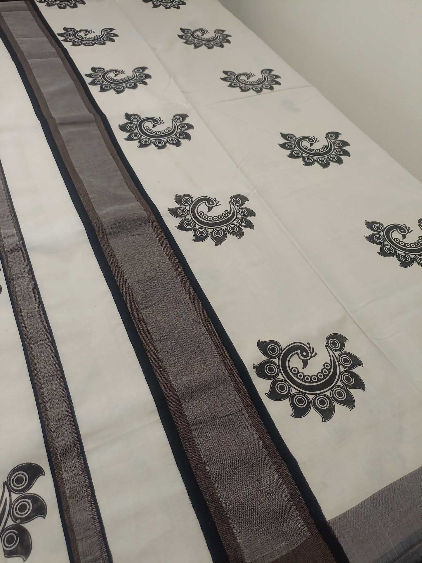 Balaramapuram Printed Kerala Saree for Women