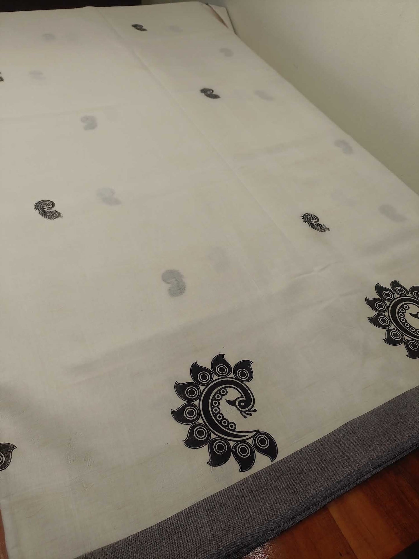 Balaramapuram Printed Kerala Saree for Women