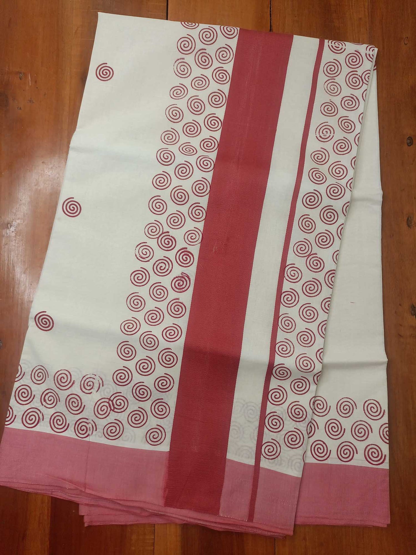 Balaramapuram Printed Kerala Saree for Women
