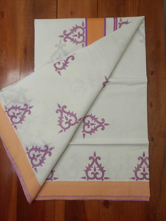 Balaramapuram Printed Kerala Saree for Women