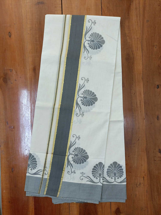 Balaramapuram Printed Set-Mundu for Women
