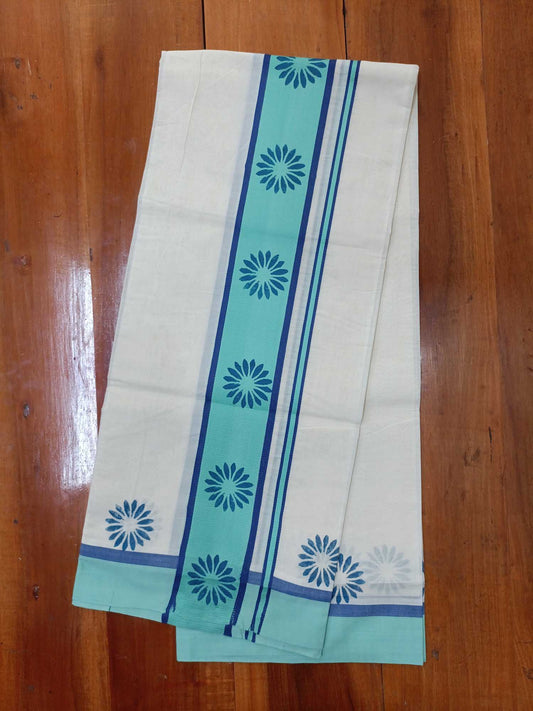Balaramapuram Printed Set-Mundu for Women