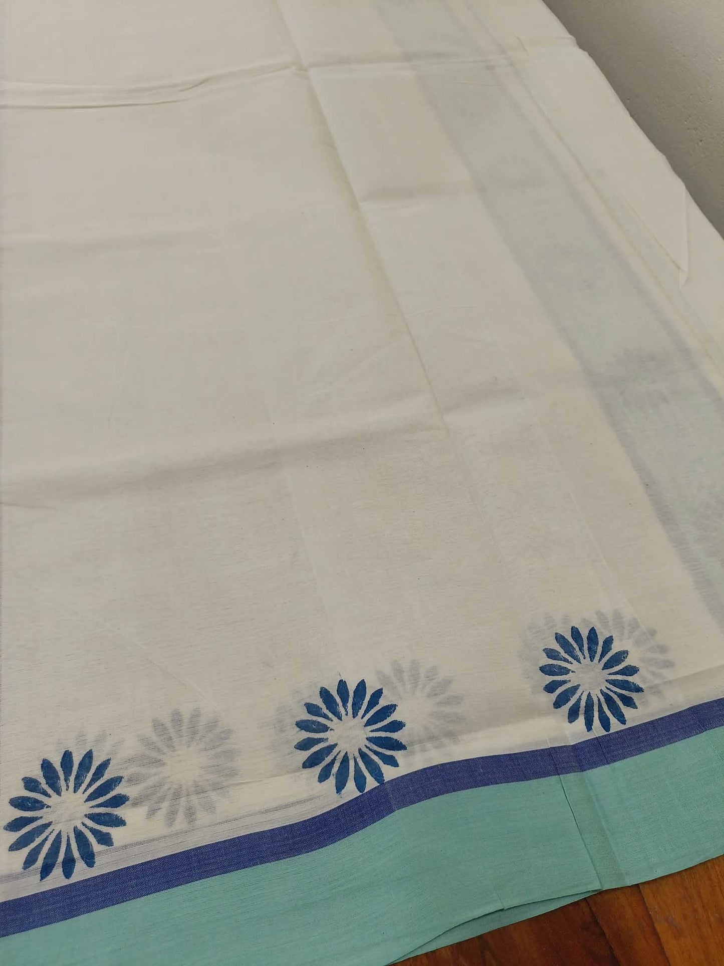 Balaramapuram Printed Set-Mundu for Women