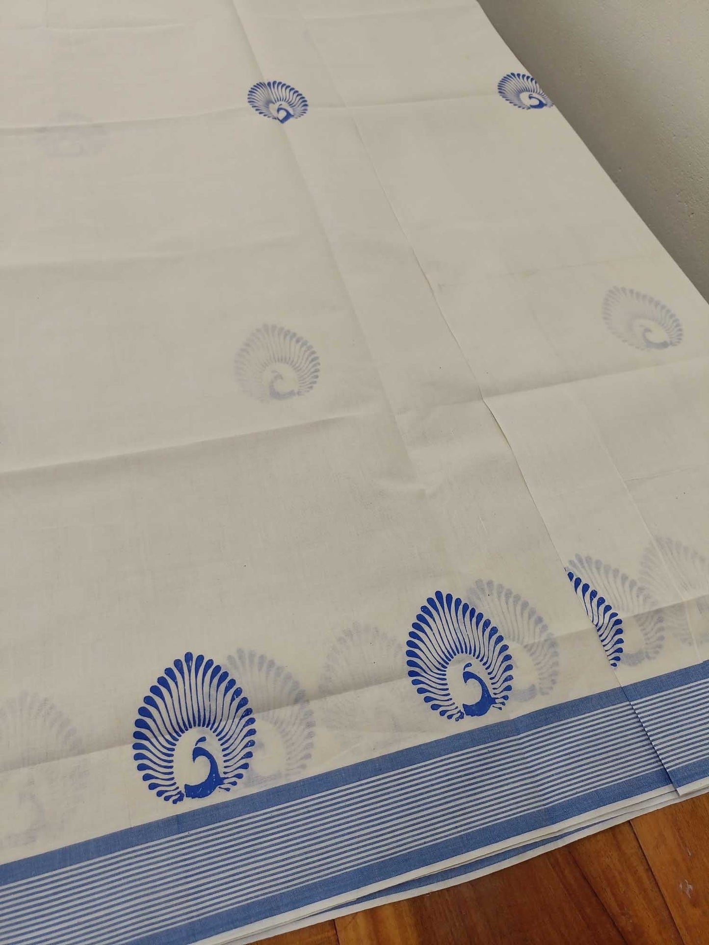 Balaramapuram Printed Set-Mundu for Women