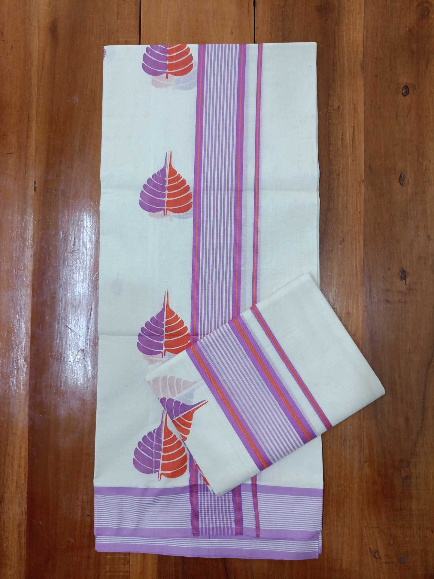 Balaramapuram Printed Set-Mundu for Women