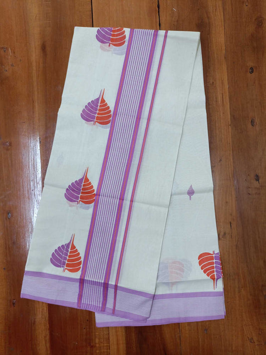 Balaramapuram Printed Set-Mundu for Women