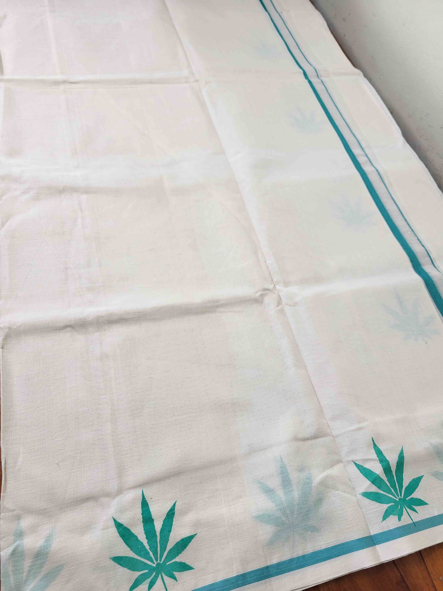 Balaramapuram Printed Set-Mundu for Women