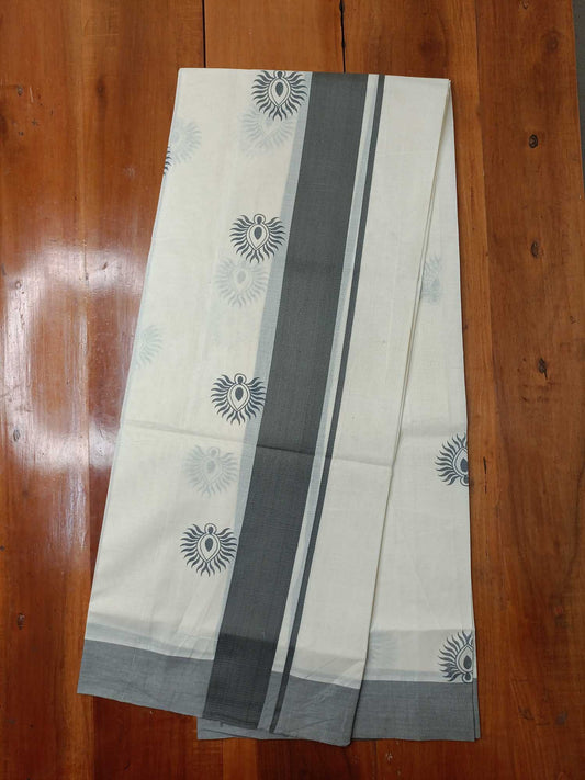 Balaramapuram Printed Set-Mundu for Women
