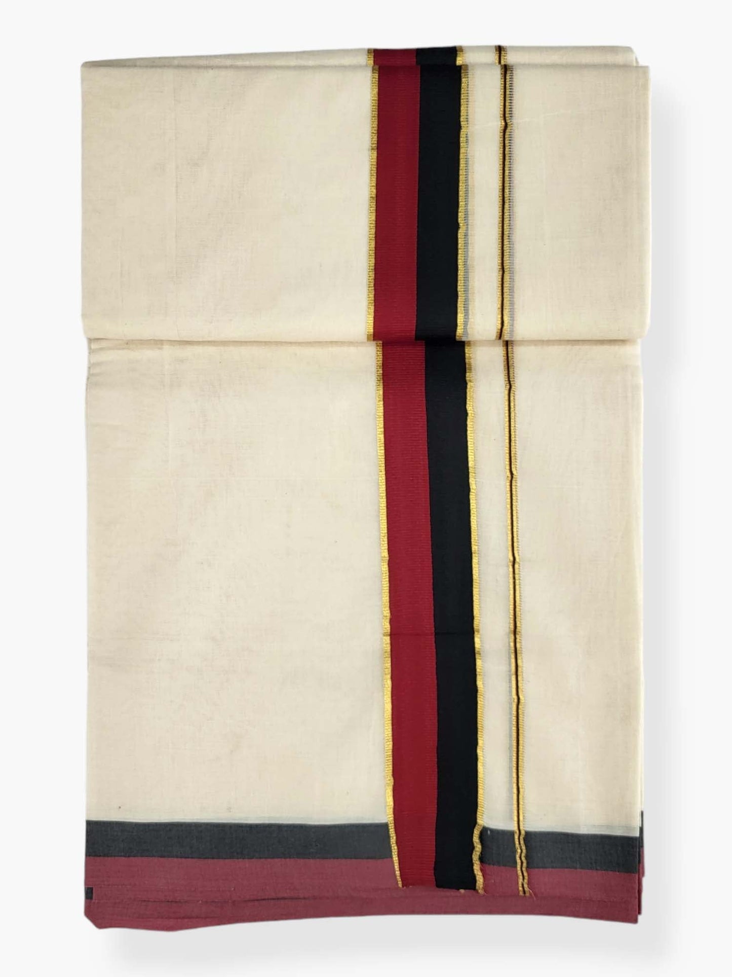 Pure Cotton Kerala Double Dhoti/Mundu