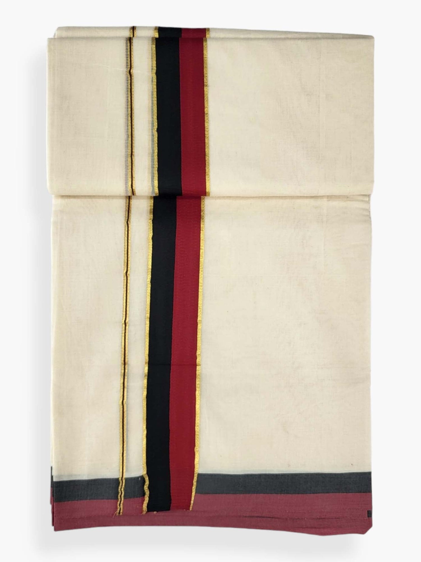 Pure Cotton Kerala Double Dhoti/Mundu