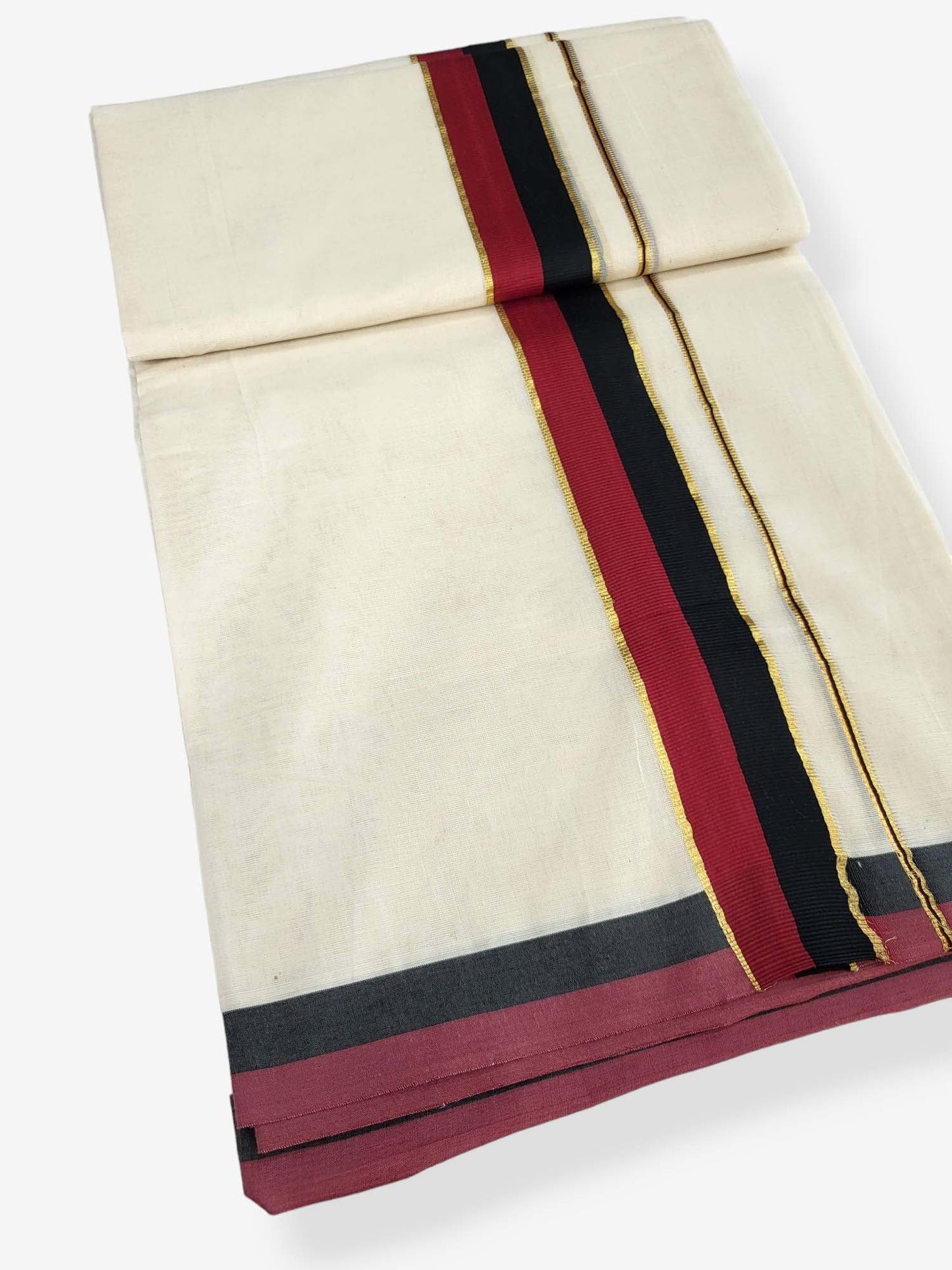 Pure Cotton Kerala Double Dhoti/Mundu