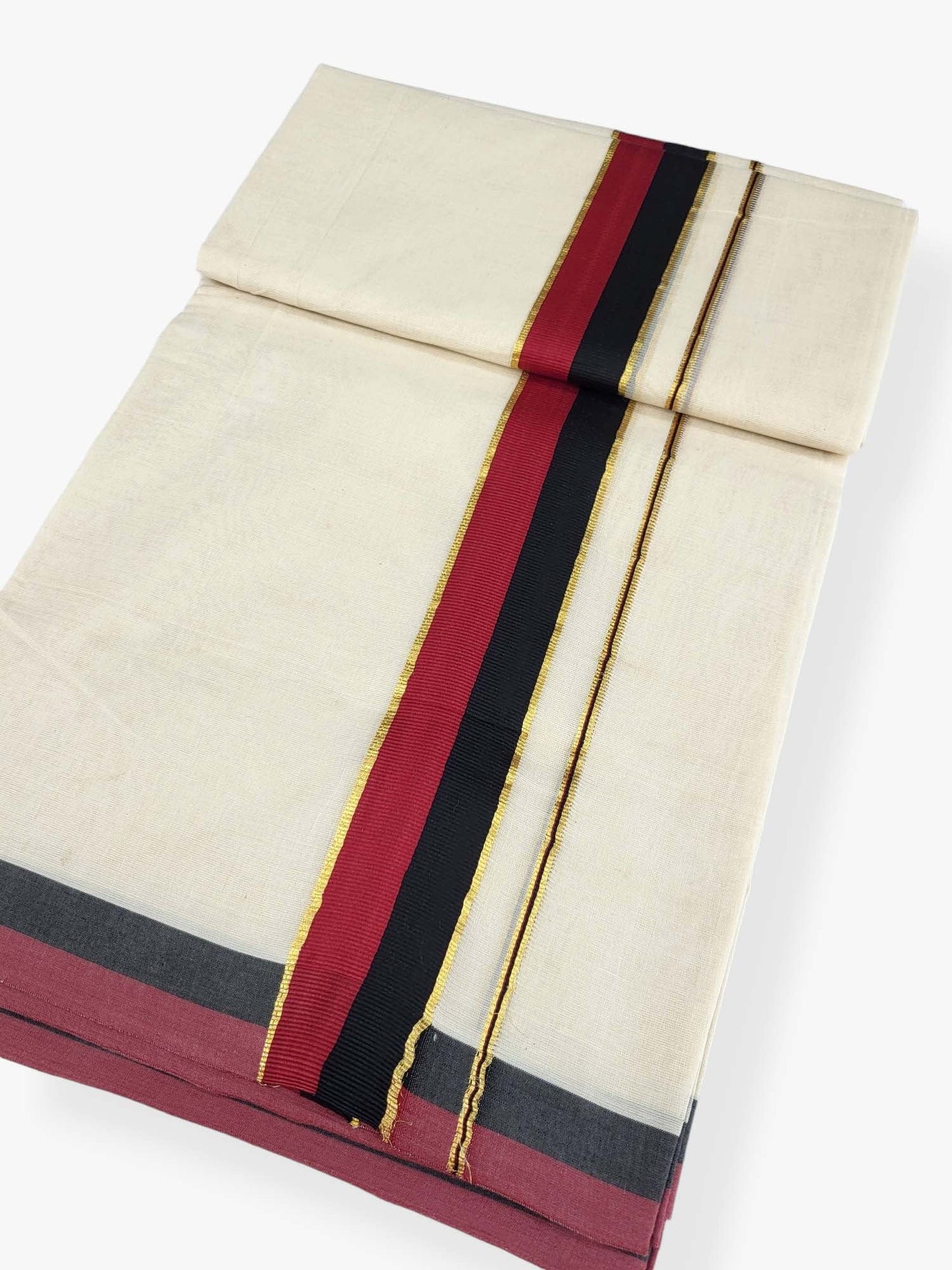 Pure Cotton Kerala Double Dhoti/Mundu