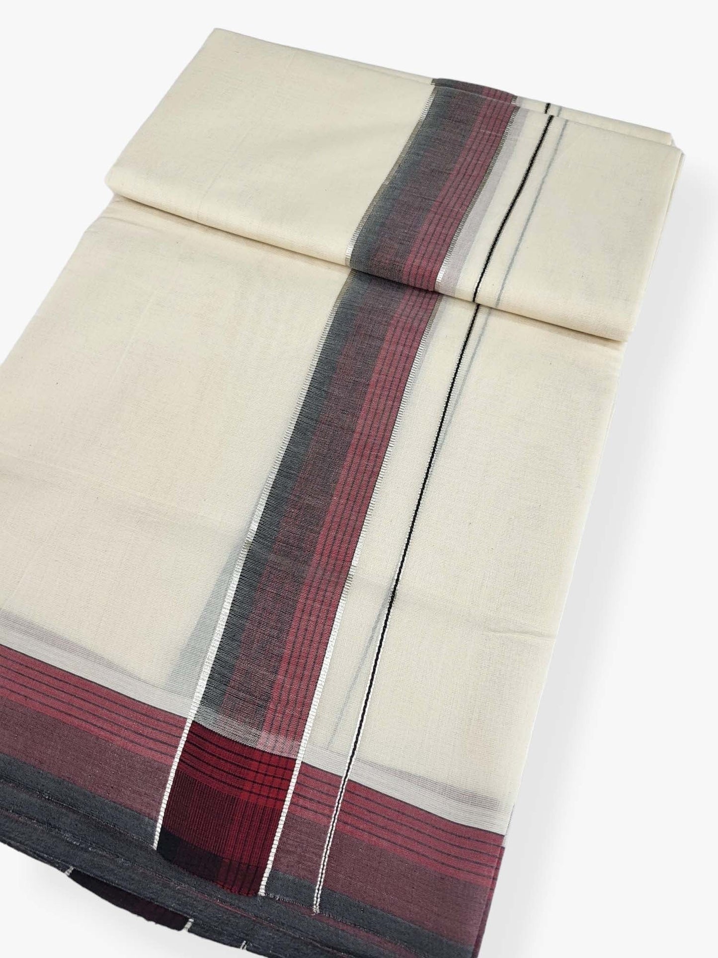 Pure Cotton Kerala Double Dhoti/Mundu