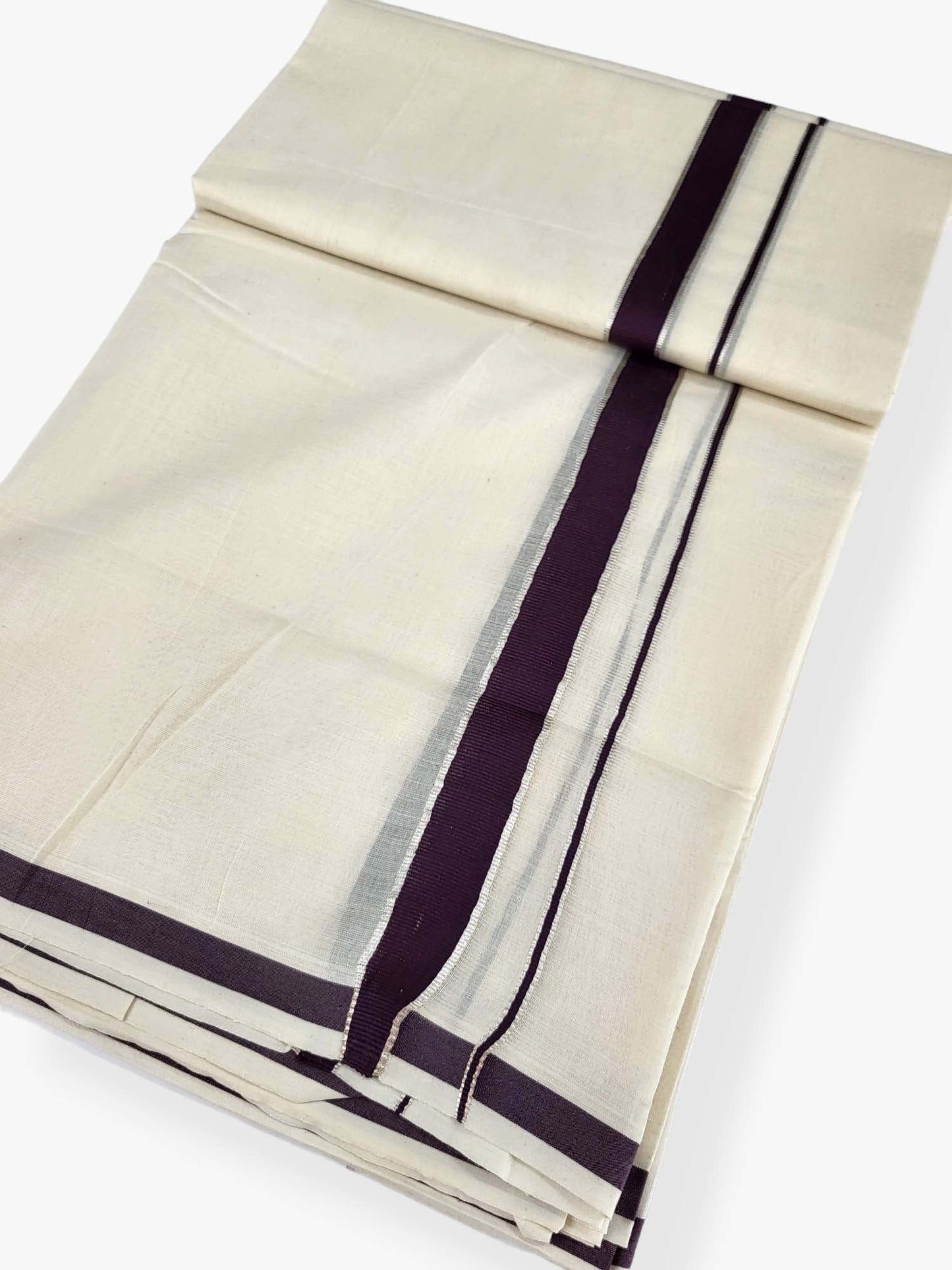 Pure Cotton Kerala Double Dhoti/Mundu