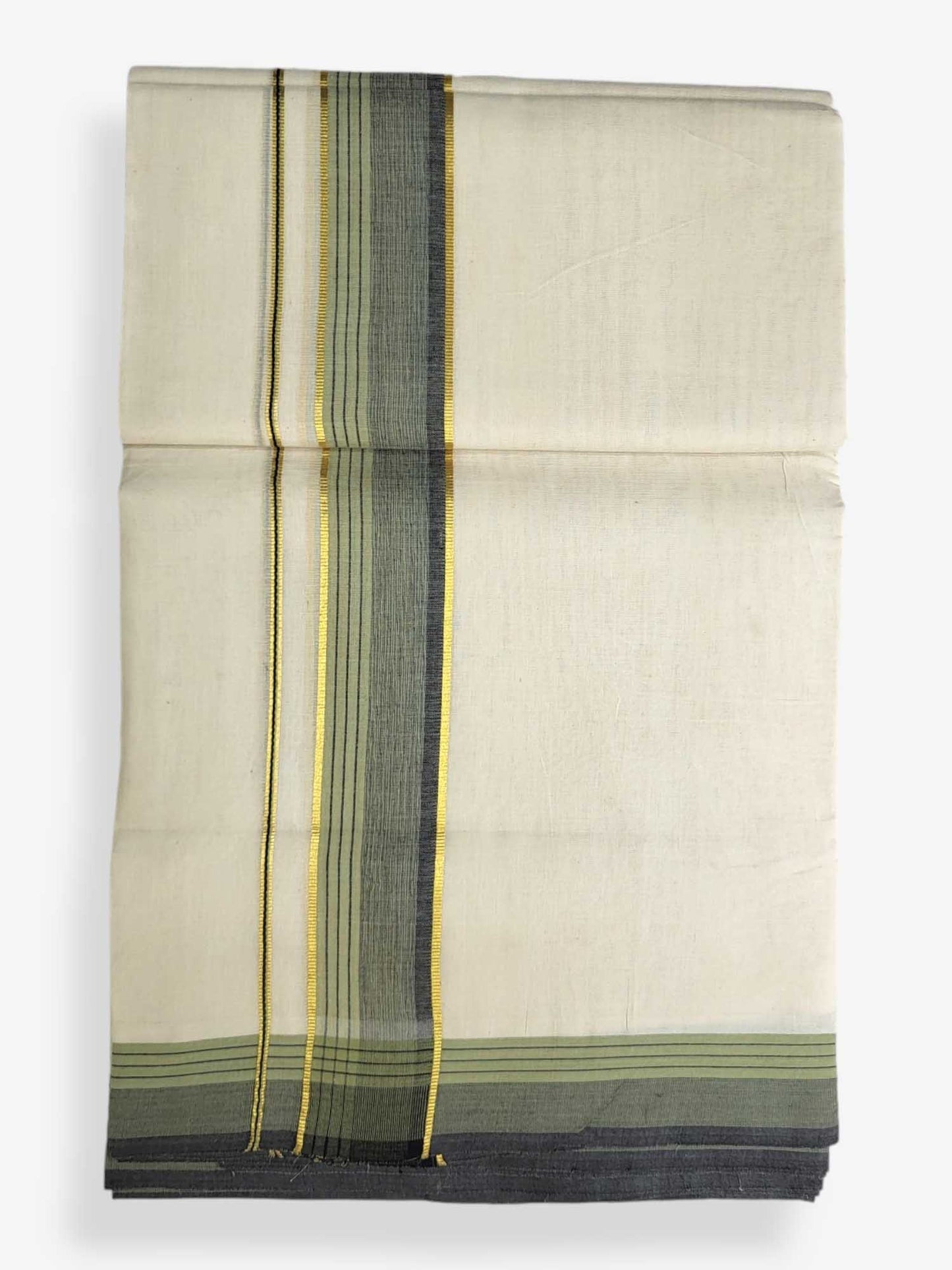 Pure Cotton Kerala Double Dhoti/Mundu