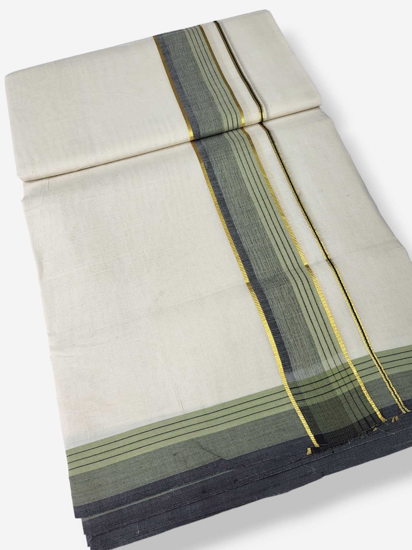 Pure Cotton Kerala Double Dhoti/Mundu