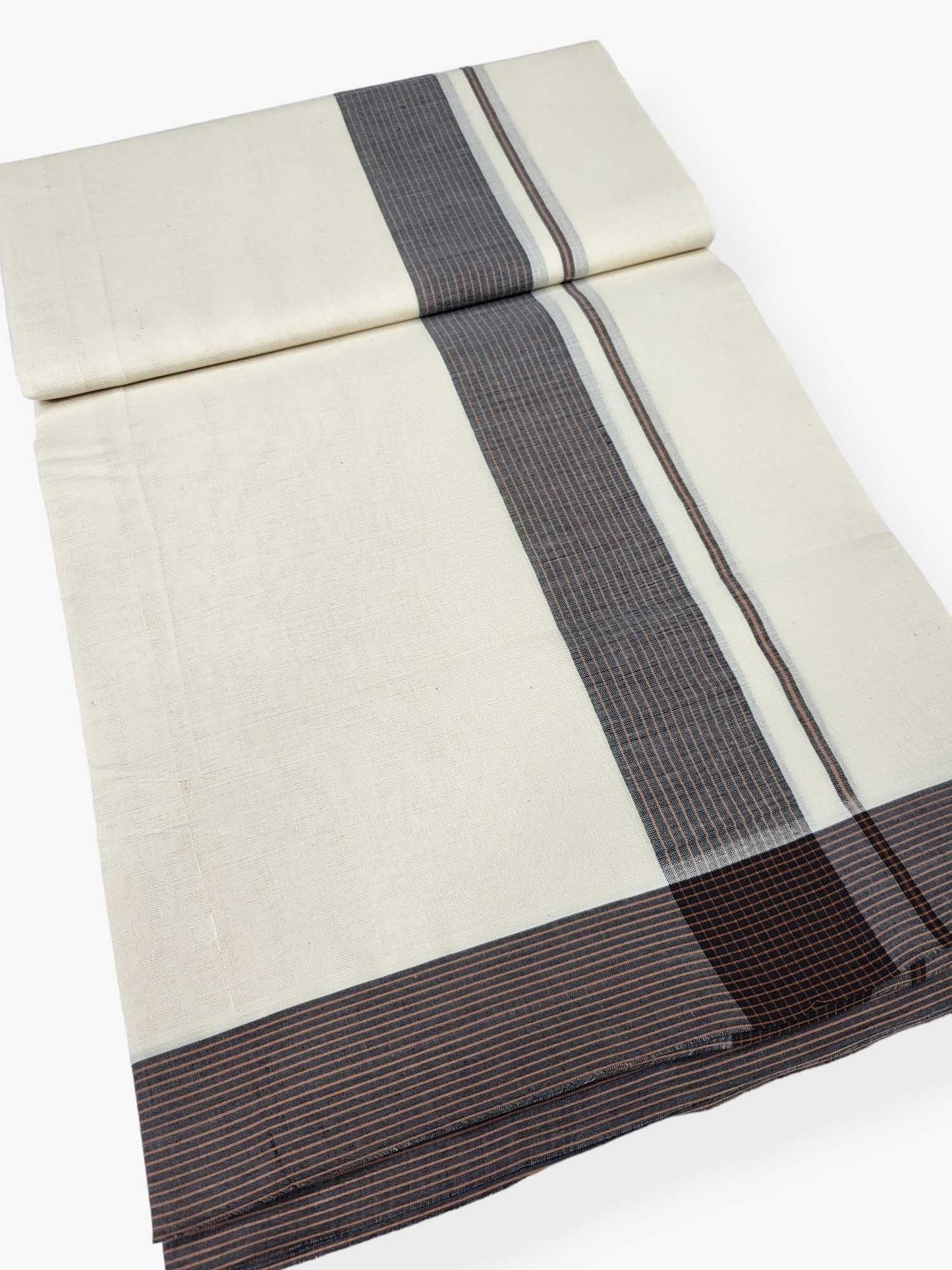 Pure Cotton Kerala Double Dhoti/Mundu