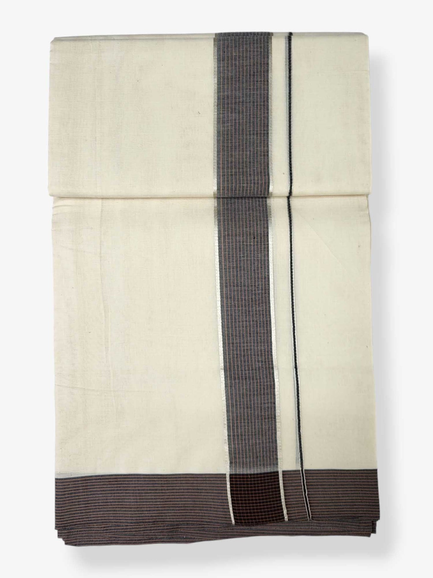 Pure Cotton Kerala Double Dhoti/Mundu