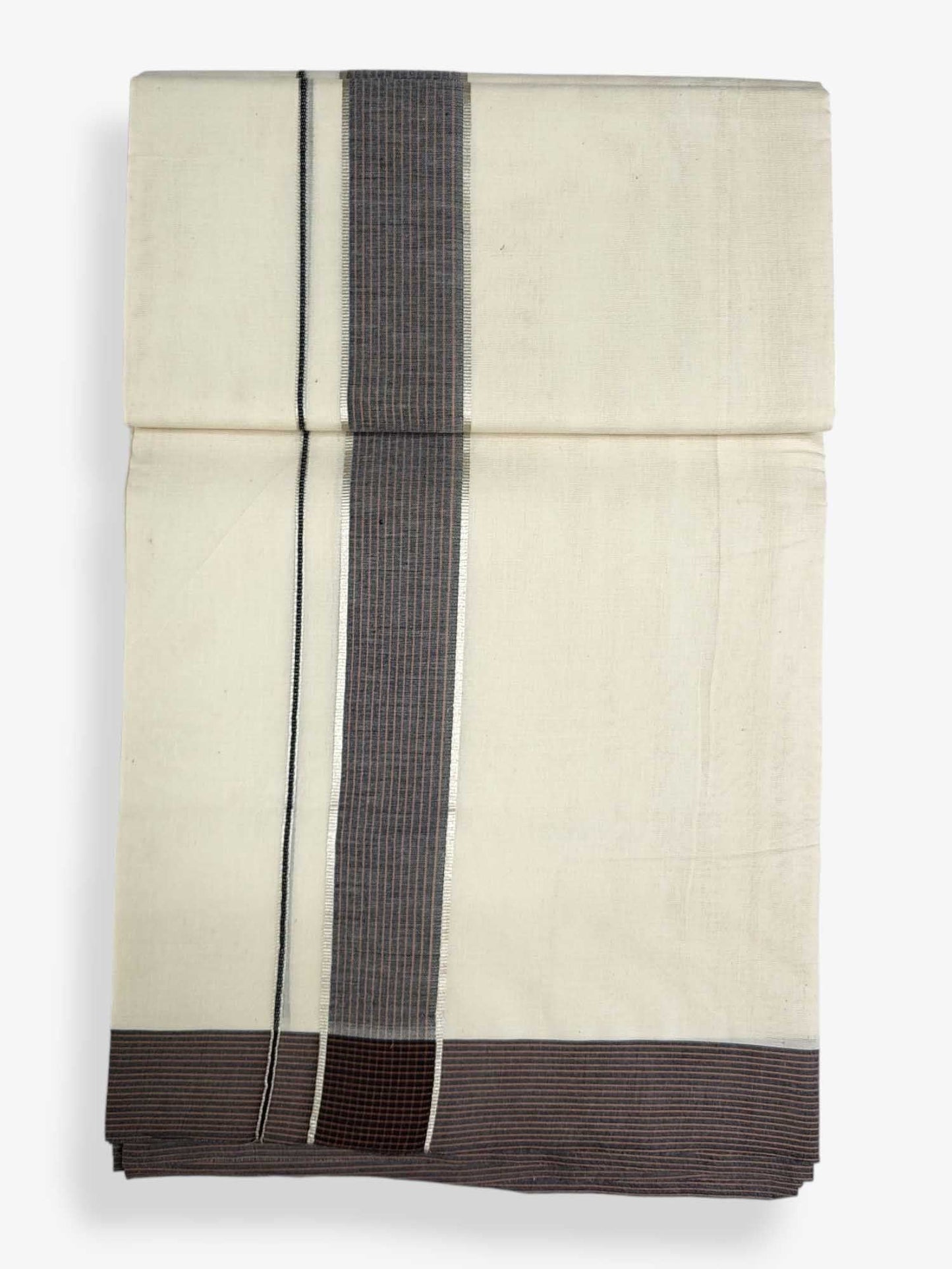 Pure Cotton Kerala Double Dhoti/Mundu